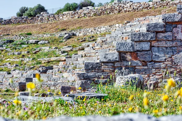 Ancient Greek Theater Thorikos Lavrio Attica Greece — Stock Photo, Image