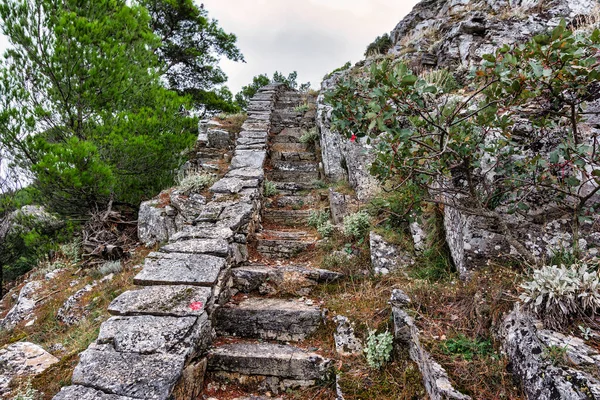 Část Opuštěného Mramorového Lomu Penteli Attice Řecku Penteli Hora Severně — Stock fotografie