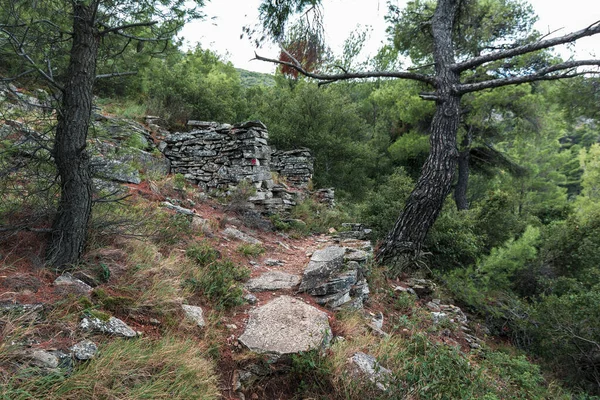 Part Abandoned Penteli Marble Quarry Attika Greece Penteli Mountain North — Photo