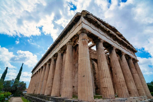 Templo Hefesto Ágora Antigua Atenas Grecia Templo Hefesto Templo Antiguo —  Fotos de Stock