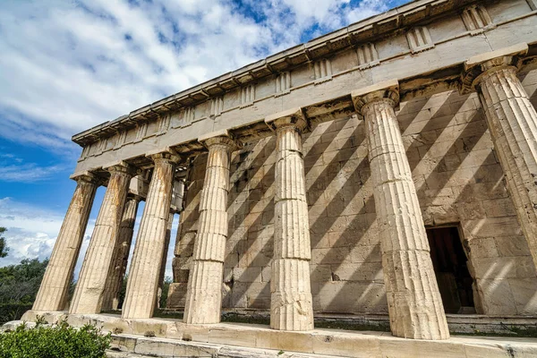 Tempel Van Hephaestus Het Oude Agora Athene Griekenland Tempel Van — Stockfoto