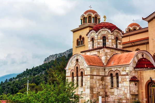 Antiguo Monasterio Ortodoxo Grecia Monasterio San Cipriano Ática Grecia —  Fotos de Stock