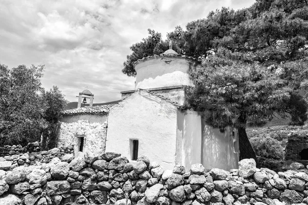 Chiesa Post Bizantina San Giorgio Nel Castello Aigostena Attica Grecia — Foto Stock