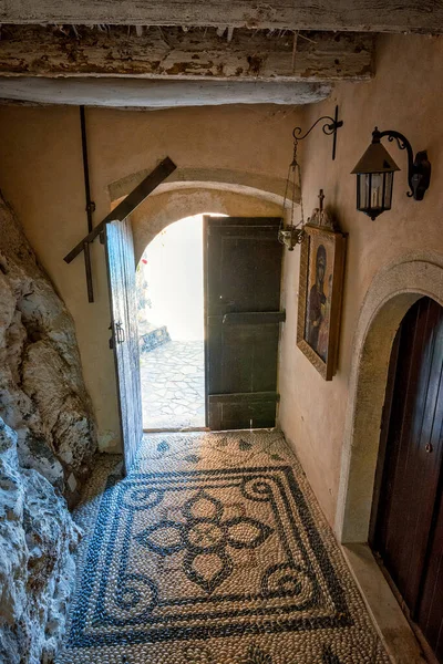 Entrada Del Monasterio Moni Kapsa Sureste Isla Creta Grecia Área — Foto de Stock