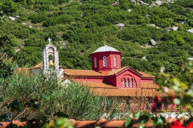 Yunanistan 'ın Penteli kentindeki Agiou Panteleimonous manastırı.