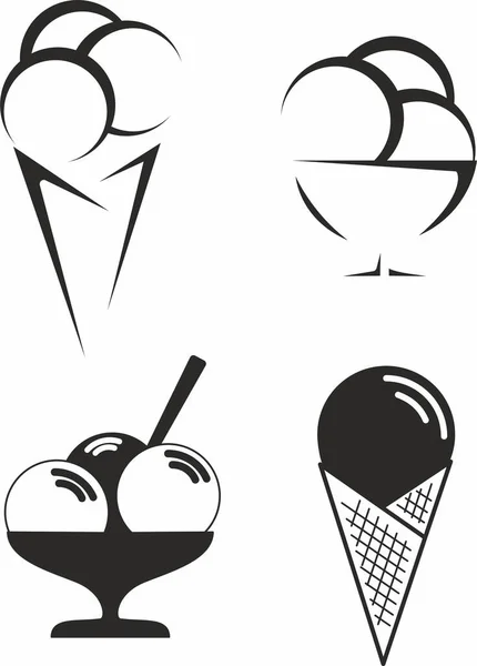 ice cream icon set