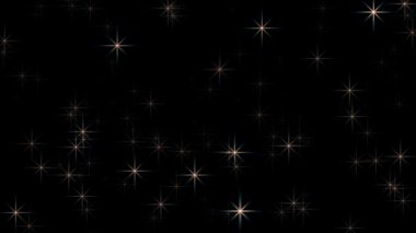 Gece Gökyüzü Kıvılcımlar Arkaplan 4K