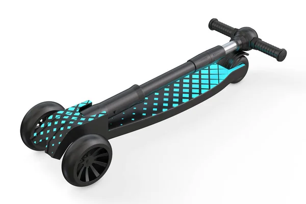 Üç Tekerlekli Çocuk Scooter 'ı _ katlandı