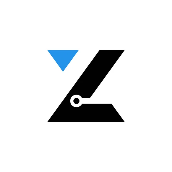 Huruf Abstrak Logo Awal Dengan Gambar Vektor Kreatif Huruf Logo - Stok Vektor