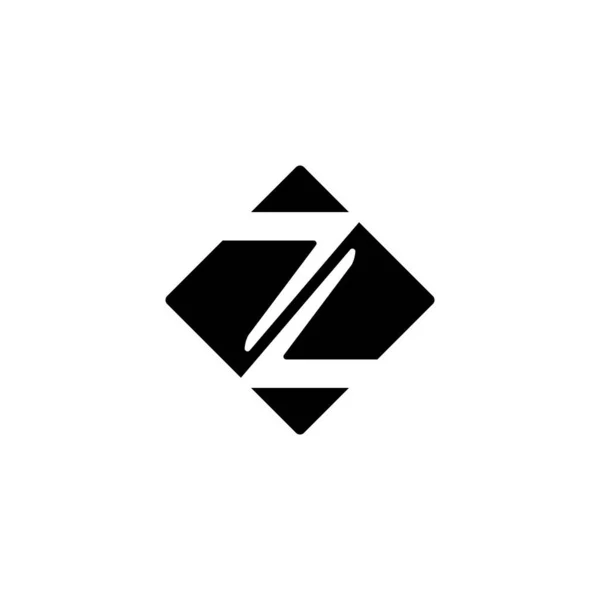 Lettre Abstraite Logo Initial Avec Image Vectorielle Créative Logo Lettre — Image vectorielle