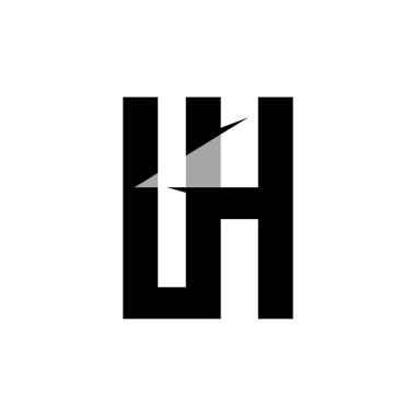 İlk Harf LH Işık Evi Tasarımı Logo Vektörü Grafik Damgalama Harfleri Elemanı. LH harfi logo ışığı ışık fener demeti