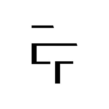 EF Başlangıç minimalist modern soyut logo tasarımı. E F EF Minimalist kavrama sahip ilk logo harfi.