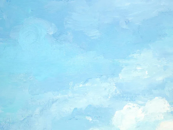 Abstrakt Blå Och Vit Akryl Målning Duk Konsistens Bakgrund — Stockfoto