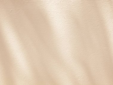 Bej duvardaki soyut gölge ve ışık, ürün tasarım sunumu için soyut arkaplan.