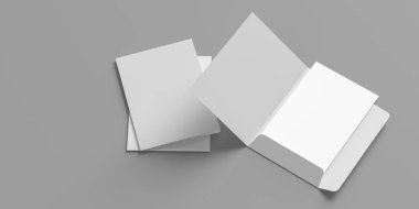 Taslak klasörü oluşturun. Güçlendirilmiş dizin, beyaz arkaplanda izole edilmiş gibi görünüyor. 3B illüstrasyon