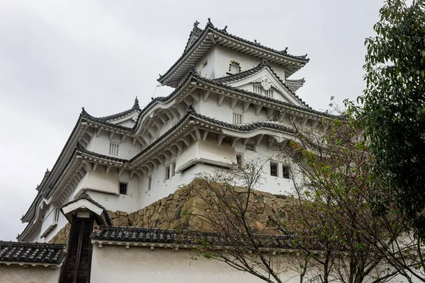 Himeji Japon Donjon Principal Tenshu Aigrette Blanche Château Héron Complexe — Photo
