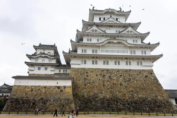 Himeji Japan Der Hauptturm Tenshu Der Reiherburg Einer Burganlage Aus — Stockfoto