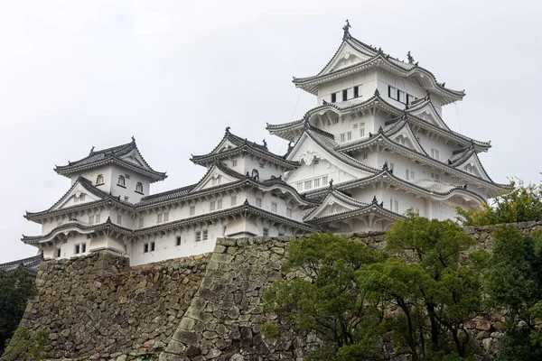 Himeji Japan Der Hauptturm Tenshu Der Reiherburg Einer Burganlage Aus — Stockfoto