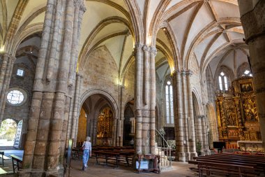 Laredo, İspanya. İglesia de Santa Maria de la Asuncion (Azize Mary Kilisesi) içinde, kasabanın ana kilisesi.