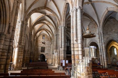 Laredo, İspanya. İglesia de Santa Maria de la Asuncion (Azize Mary Kilisesi) içinde, kasabanın ana kilisesi.