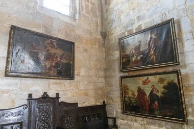 Laredo, İspanya. İglesia de Santa Maria de la Asuncion (Azize Mary Kilisesi) içinde, kasabanın ana kilisesi.