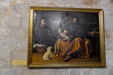 Laredo, İspanya. İglesia de Santa Maria de la Asuncion (Azize Mary Kilisesi) içinde, kasabanın ana kilisesi.