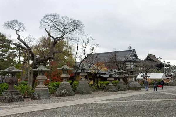 Nagano Japão Terrenos Zenko Templo Budista Japonês Imagem De Stock