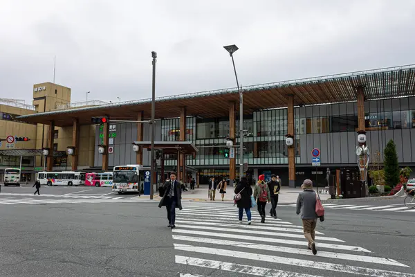 Nagano Japan Main Train Station Seen — Stock Photo, Image