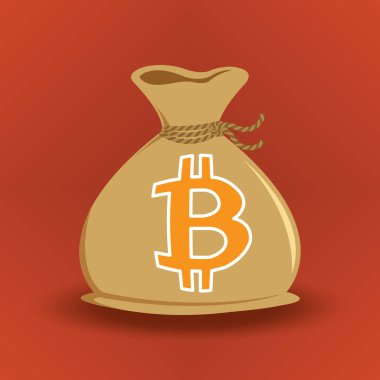 Kahverengi Bitcoin Para Çantası