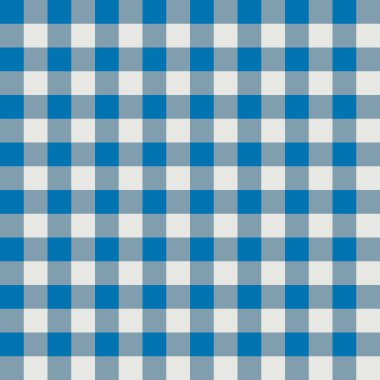 Mavi ve Gri Ekose Kumaş Deseni