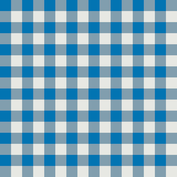 Синяя и серая клетчатая ткань