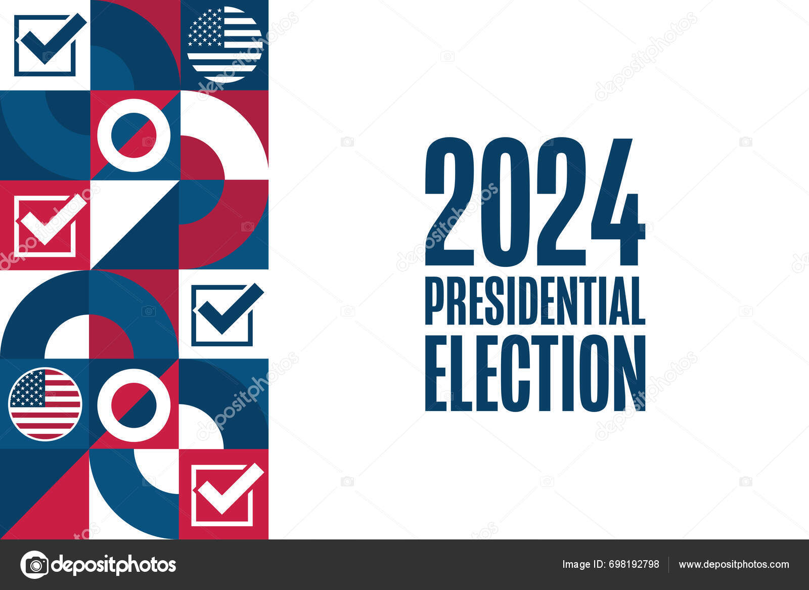 Presidential Election 2024 Template Background Banner Poster Text ...