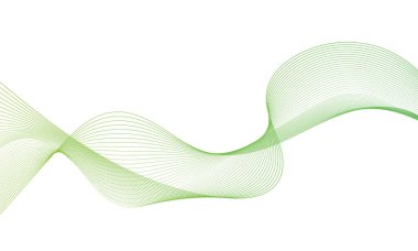 Tasarım için soyut renkli dalga öğesi. Dijital frekans dengeleyici. Şekillendirilmiş satır sanatı arka planı. Vektör illüstrasyonu. Harmanlama araçları kullanılarak oluşturulan çizgilerle dalga. Eğri dalgalı çizgi, düz çizgi