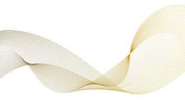 Tasarım için soyut renkli dalga öğesi. Dijital frekans dengeleyici. Şekillendirilmiş satır sanatı arka planı. Vektör illüstrasyonu. Harmanlama araçları kullanılarak oluşturulan çizgilerle dalga. Eğri dalgalı çizgi, düz çizgi