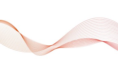 Tasarım için soyut renkli dalga öğesi. Dijital frekans dengeleyici. Şekillendirilmiş satır sanatı arka planı. Vektör illüstrasyonu. Harmanlama araçları kullanılarak oluşturulan çizgilerle dalga. Eğri dalgalı çizgi, düz çizgi