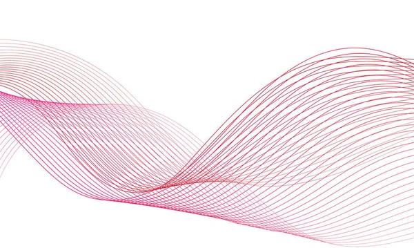 Tasarım için soyut renkli dalga öğesi. Dijital frekans dengeleyici. Şekillendirilmiş satır sanatı arka planı. Vektör illüstrasyonu. Harmanlama araçları kullanılarak oluşturulan çizgilerle dalga. Eğri dalgalı çizgi, düz çizgi
