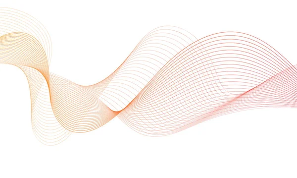 Tasarım için soyut renkli dalga öğesi. Dijital frekans dengeleyici. Şekillendirilmiş satır sanatı arka planı. Vektör illüstrasyonu. Harmanlama araçları kullanılarak oluşturulan çizgilerle dalga. Eğri dalgalı çizgi, düz çizgi