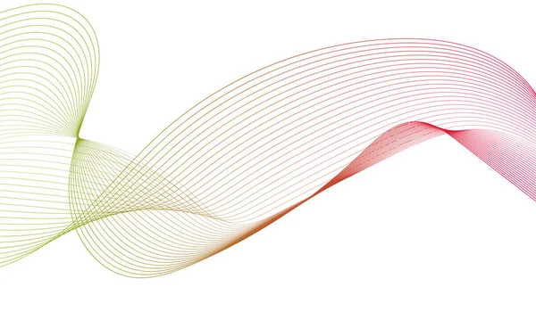 Tasarım için soyut renkli dalga öğesi. Dijital frekans dengeleyici. Şekillendirilmiş satır sanatı arka planı. Vektör illüstrasyonu. Harmanlama araçları kullanılarak oluşturulan çizgilerle dalga. Eğri dalgalı çizgi, düz çizgi