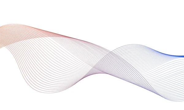 Tasarım için soyut renkli dalga öğesi. Dijital frekans dengeleyici. Şekillendirilmiş satır sanatı arka planı. Vektör illüstrasyonu. Harmanlama araçları kullanılarak oluşturulan çizgilerle dalga. Eğri dalgalı çizgi, düz çizgi