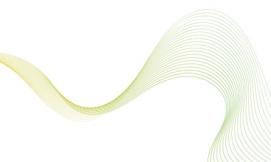 Tasarım için soyut renkli dalga öğesi. Dijital frekans dengeleyici. Şekillendirilmiş satır sanatı arka planı. Vektör illüstrasyonu. Harmanlama araçları kullanılarak oluşturulan çizgilerle dalga. Eğri dalgalı çizgi, düz çizgi