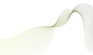 Tasarım için soyut renkli dalga öğesi. Dijital frekans dengeleyici. Şekillendirilmiş satır sanatı arka planı. Vektör illüstrasyonu. Harmanlama araçları kullanılarak oluşturulan çizgilerle dalga. Eğri dalgalı çizgi, düz çizgi