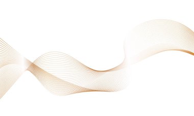 Tasarım için soyut renkli dalga öğesi. Dijital frekans dengeleyici. Şekillendirilmiş satır sanatı arka planı. Vektör illüstrasyonu. Harmanlama araçları kullanılarak oluşturulan çizgilerle dalga. Eğri dalgalı çizgi, düz çizgi