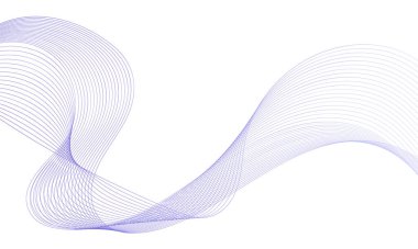 Tasarım için soyut renkli dalga öğesi. Dijital frekans dengeleyici. Şekillendirilmiş satır sanatı arka planı. Vektör illüstrasyonu. Harmanlama araçları kullanılarak oluşturulan çizgilerle dalga. Eğri dalgalı çizgi, düz çizgi