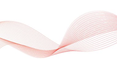 Tasarım için soyut renkli dalga öğesi. Dijital frekans dengeleyici. Şekillendirilmiş satır sanatı arka planı. Vektör illüstrasyonu. Harmanlama araçları kullanılarak oluşturulan çizgilerle dalga. Eğri dalgalı çizgi, düz çizgi