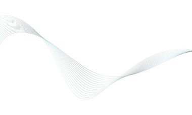 Tasarım için soyut renkli dalga öğesi. Dijital frekans dengeleyici. Şekillendirilmiş satır sanatı arka planı. Vektör illüstrasyonu. Harmanlama araçları kullanılarak oluşturulan çizgilerle dalga. Eğri dalgalı çizgi, düz çizgi