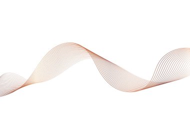 Tasarım için soyut renkli dalga öğesi. Dijital frekans dengeleyici. Şekillendirilmiş satır sanatı arka planı. Vektör illüstrasyonu. Harmanlama araçları kullanılarak oluşturulan çizgilerle dalga. Eğri dalgalı çizgi, düz çizgi