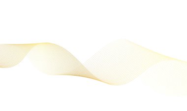 Abstract colorful wave element for design. Digital frequency track equalizer. Stylized line art background. Vector illustration.Wave with lines created using blend tool.Curved wavy line,smooth stripe