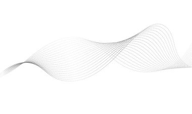 Abstract platinum wave element for design. Digital frequency track equalizer. Stylized line art background.Vector illustration.Wave with lines created using blend tool.Curved wavy line,smooth stripe