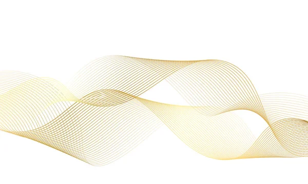 Abstract colorful wave element for design. Digital frequency track equalizer. Stylized line art background. Vector illustration.Wave with lines created using blend tool.Curved wavy line,smooth stripe