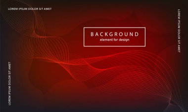 Soyut arkaplan. Tasarım posteri için dalga elemanı. Dijital frekans dengeleyici. Tarz sanatı. Karıştırma aracı kullanarak renkli parlak dalga çizgileri oluşturuldu. Kıvrımlı dalgalı çizgi düz çizgi.